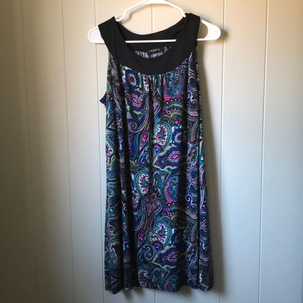 Paisley Printed Dress